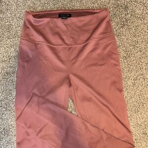 Pink High-Waisted Leggings